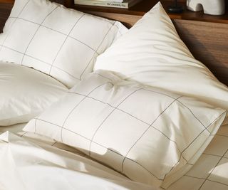 Luxe Core Pillowcase on a bed.