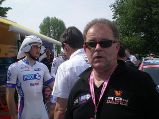 Yvon Sanquer with the FDJ-BigMat team