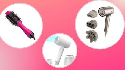 Amazon Prime Day 2022: Hair tools from Revlon, Lylux and Shark in a pink template