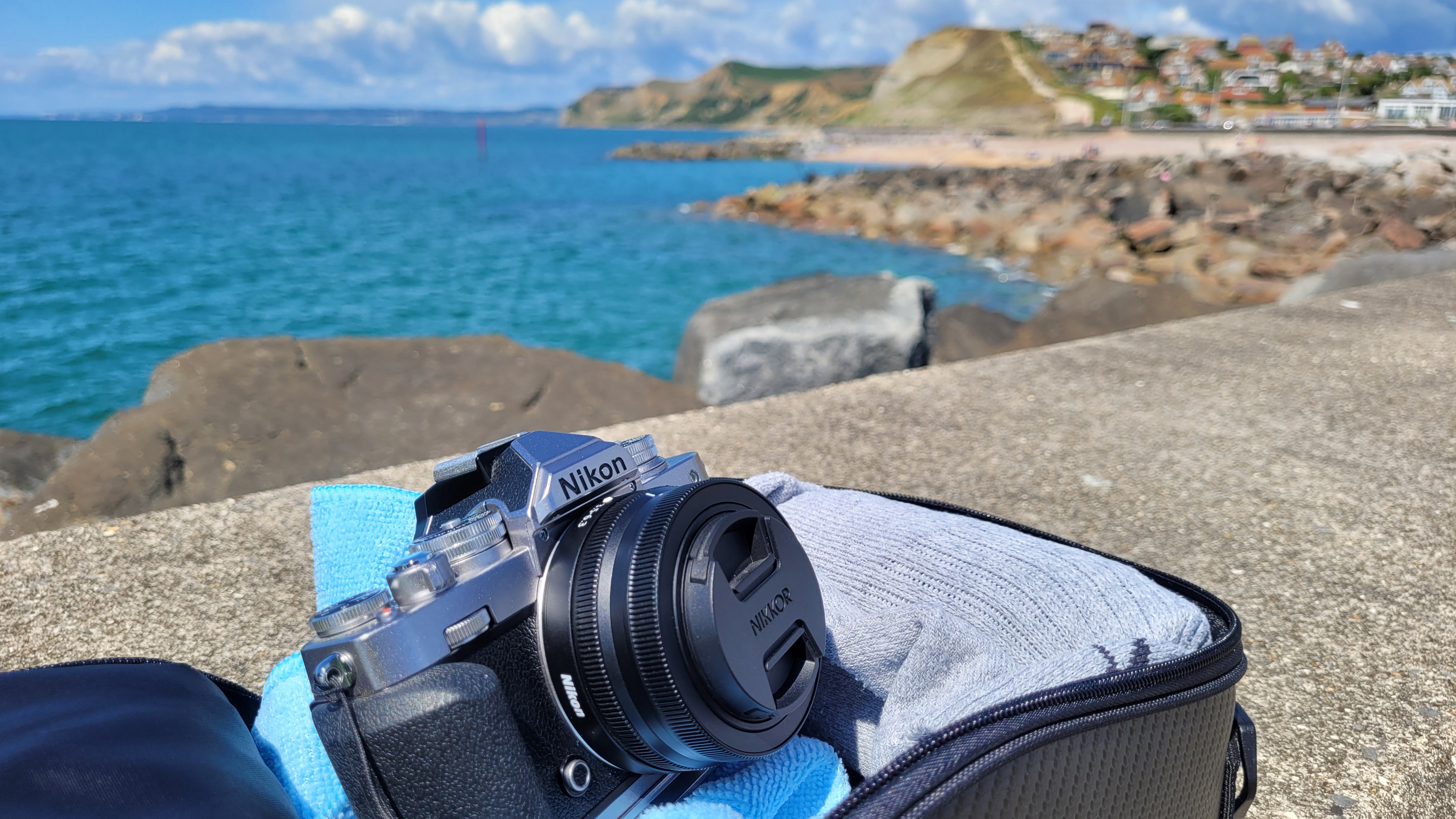 Nikon Z fc as a biker camera