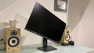 Iiyama ProLite XUB3293UHSN-B5 in a home office during our tests