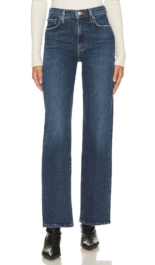 Harper Mid Rise Straight Jeans