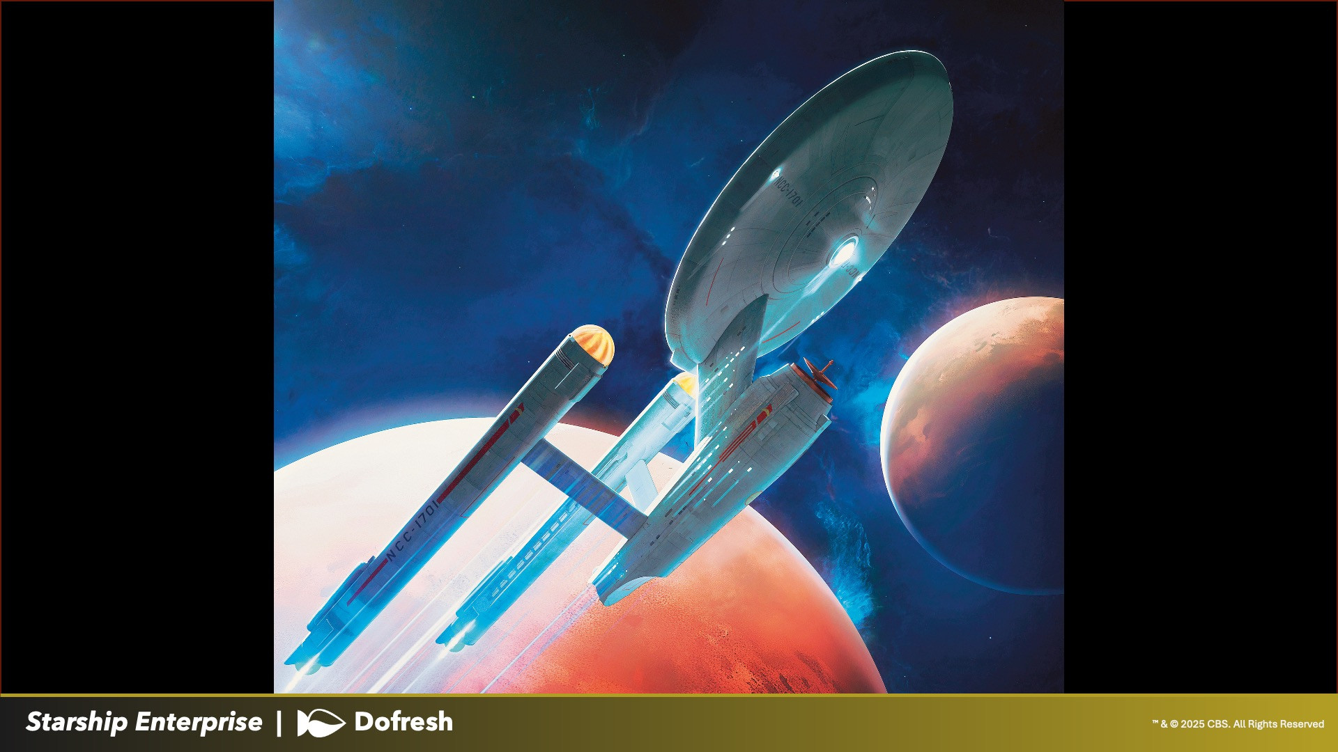 MTG Star Trek artwork featuring the Enterprise