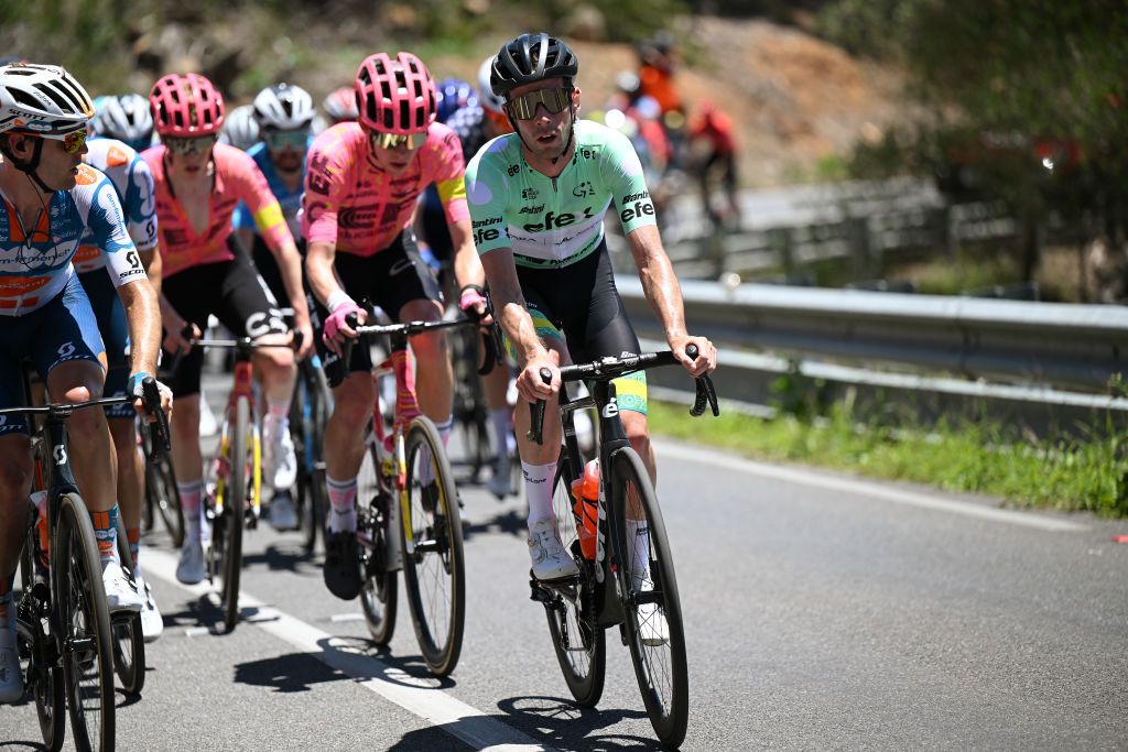 Luke Burns (Australia) set to launch his attack to get the KOM points