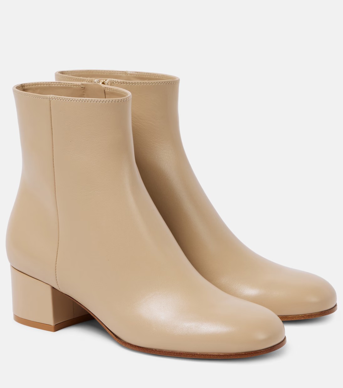 Gianvito Rossi, Joelle 45 leather ankle boots