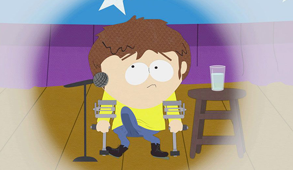 Jimmy does a little standup at South Park elementary