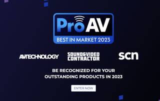 Pro AV Best in Market 2023 awards