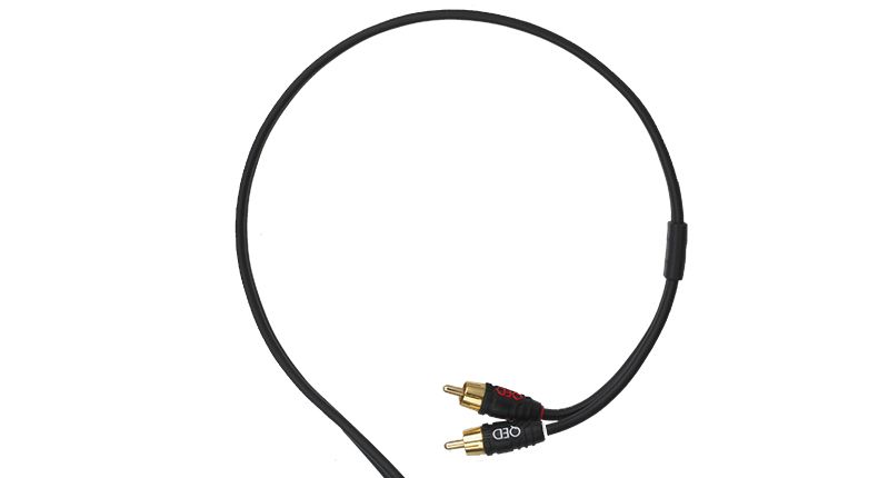 QED QE2707 Profile Precision Audio Cable - RCA to RCA - 5m (16.4 feet)