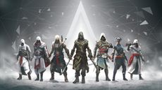A group image of Assassin's Creed protagonists