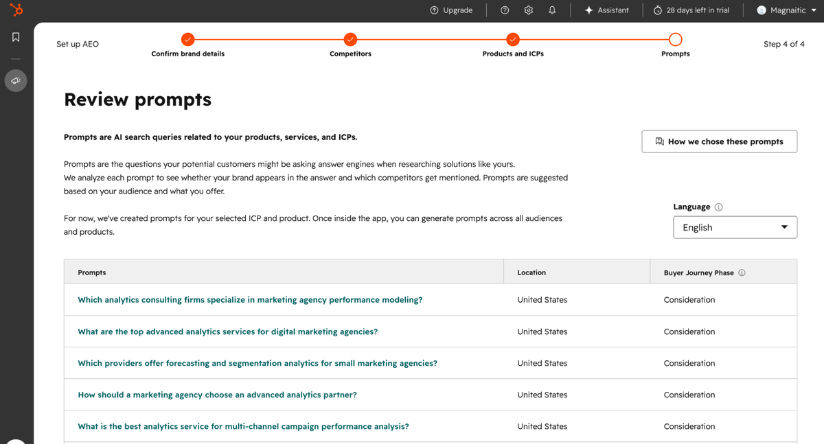review prompts hubspot