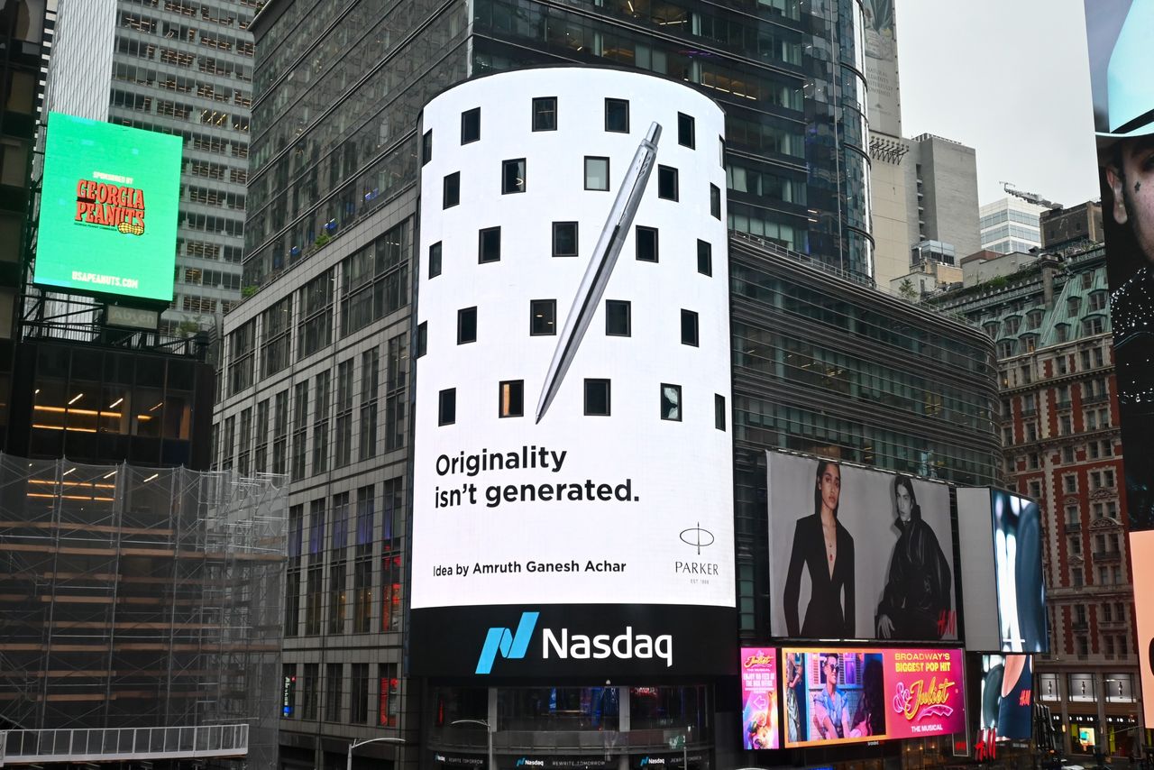 Parker Pen billboard