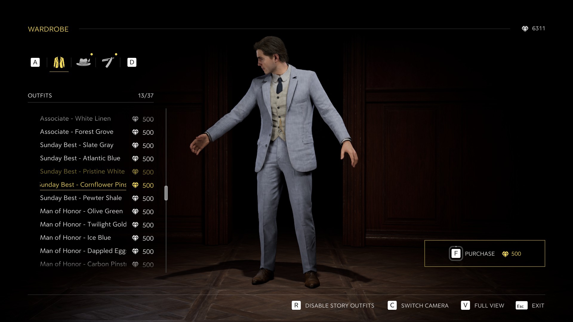 Outfits in Mafia: The Old Country.