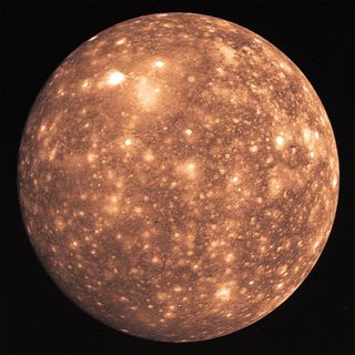 Callisto as Seen by Voyager 2