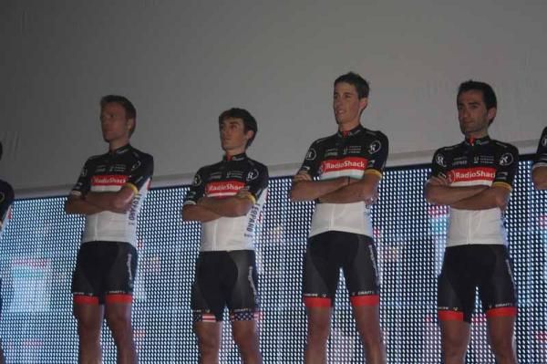 The riders were presentened in their 2012 kits