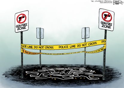 Editorial cartoon U.S. Mass Shooting