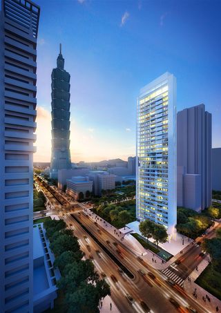 private residential project and sits at 127 metres high