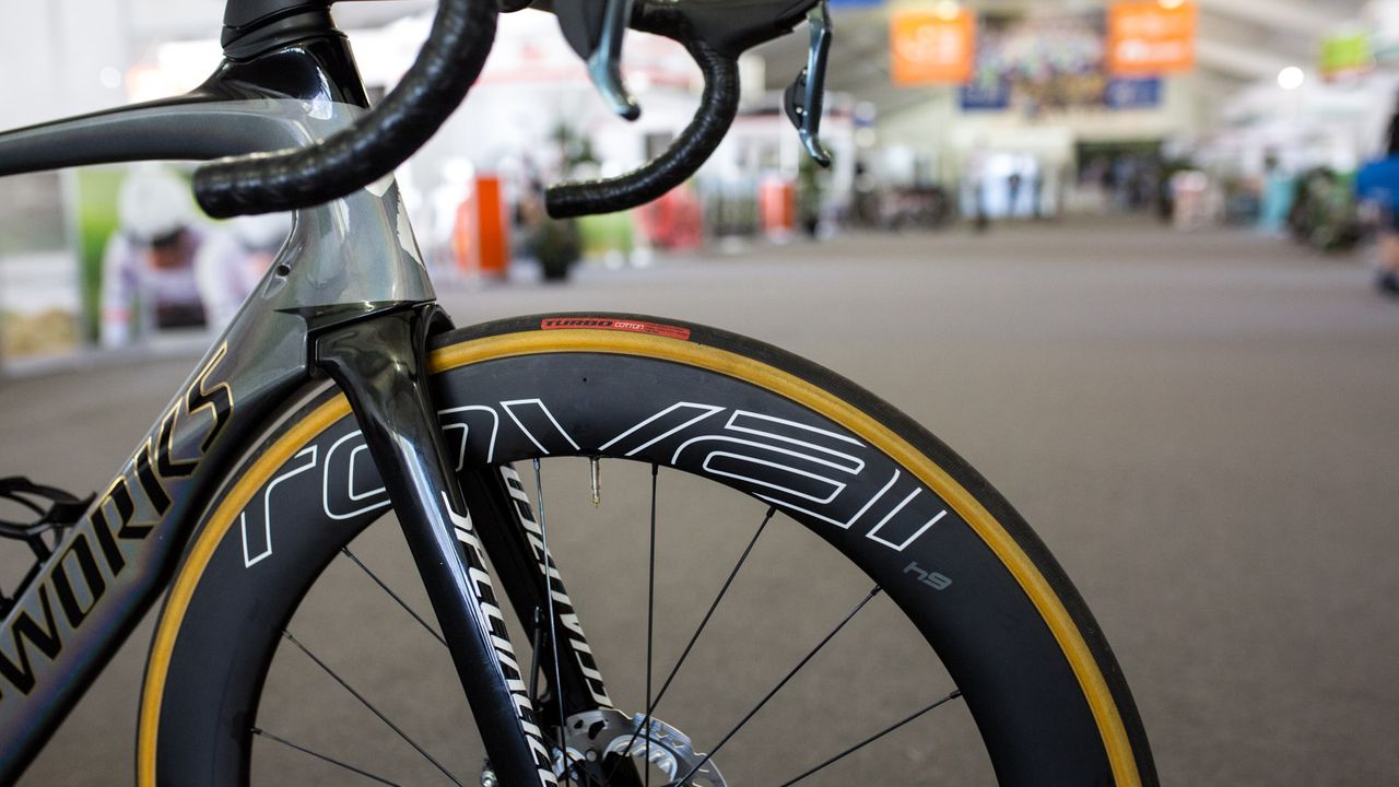 Roval CLX 64mm wheels and S-Works Turbo tyres
