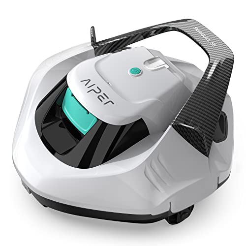 Aiper Seagull Se Wireless Robot Pool Cleaner, Pool Vacuum Cleaner Lasts 90 Minutes, Led Display, Self-Parking, Ideal for Aboveground/ground Flat Pools Up to 40 Feet