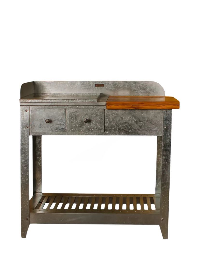 Wilstone Galvanised Steel 2 Drawer Potting Table