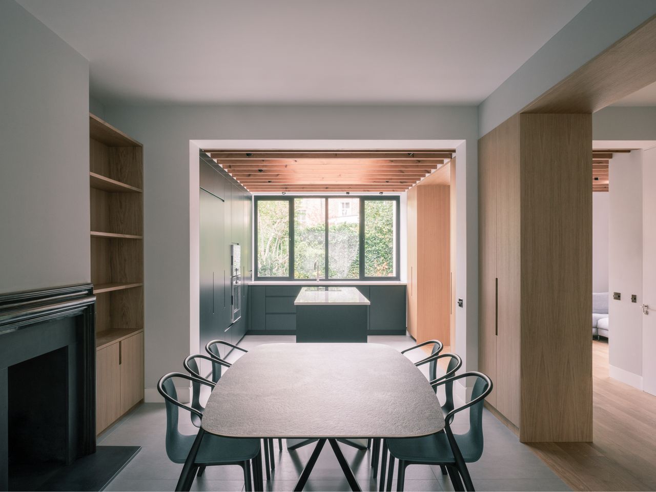 Main living space at RR Residence, a London extension project