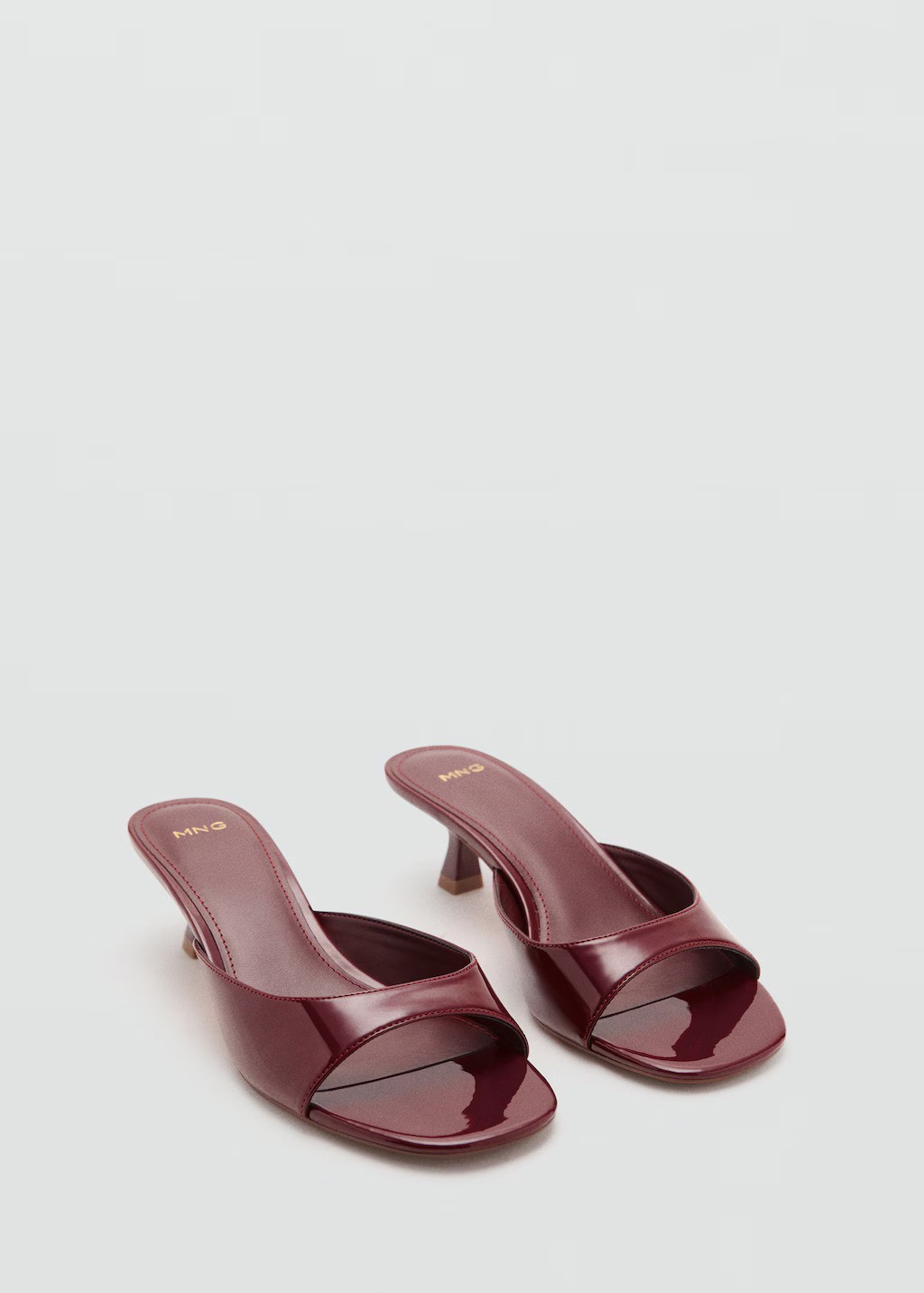 MANGO, Kitten Heel Sandals 