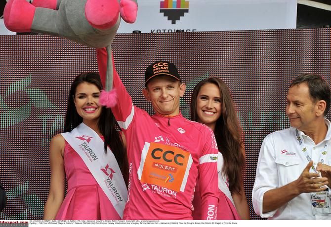Mateusz Taciak (CCC Polsat Polkowice) took over the mountains jersey