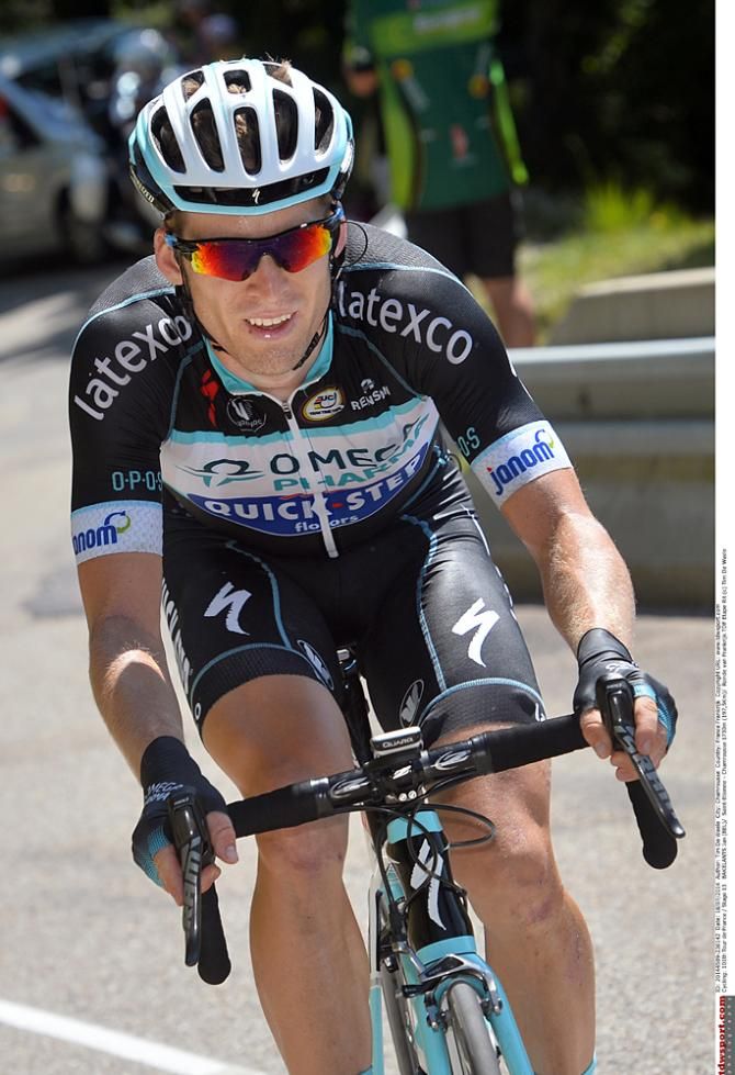 Jan Bakelants (Omega Pharma) tries to go after Alessandro De Marchi