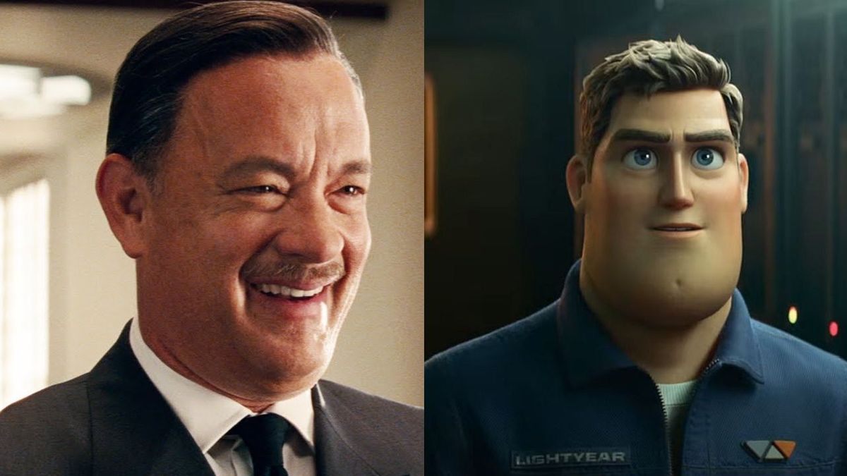 Tom Hanks as Walt Disney and Lightyear