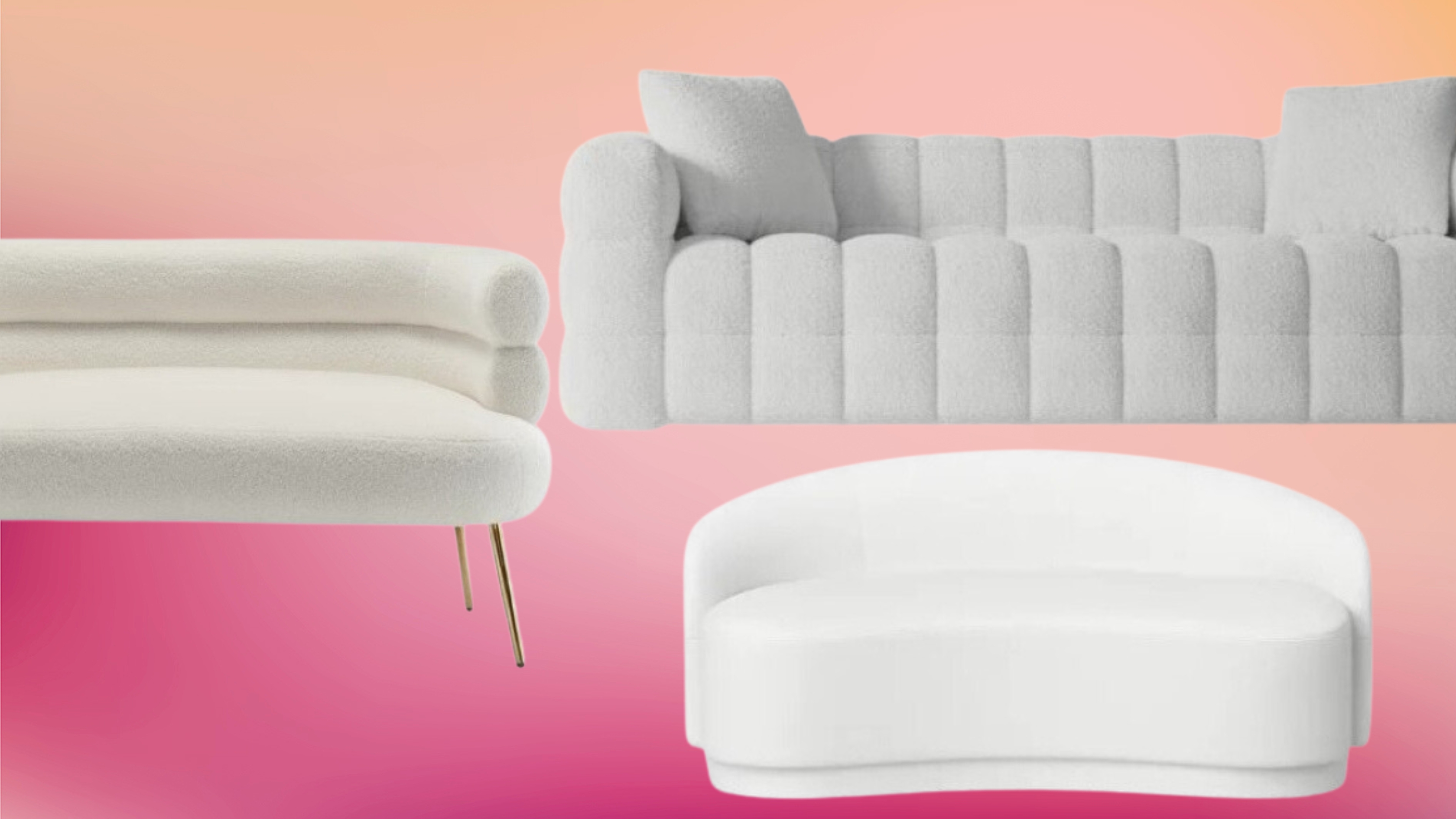 Beautiful deals white sofas