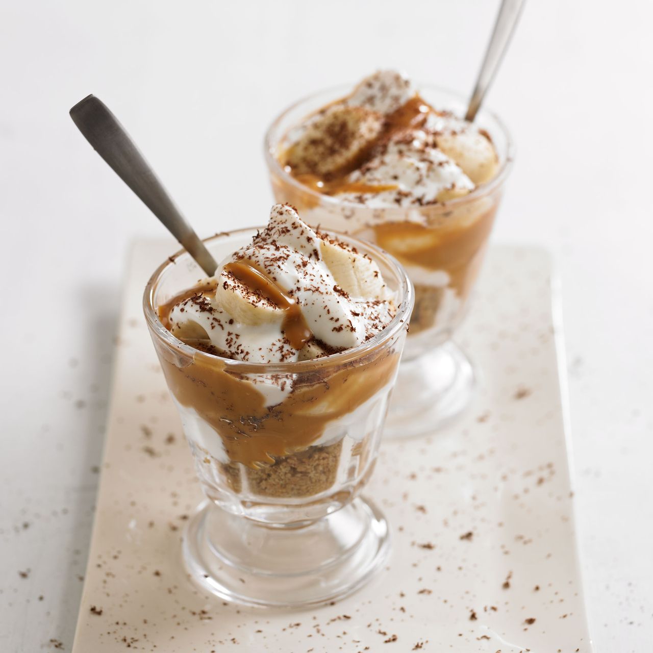 Photo of a banoffee pots recipe