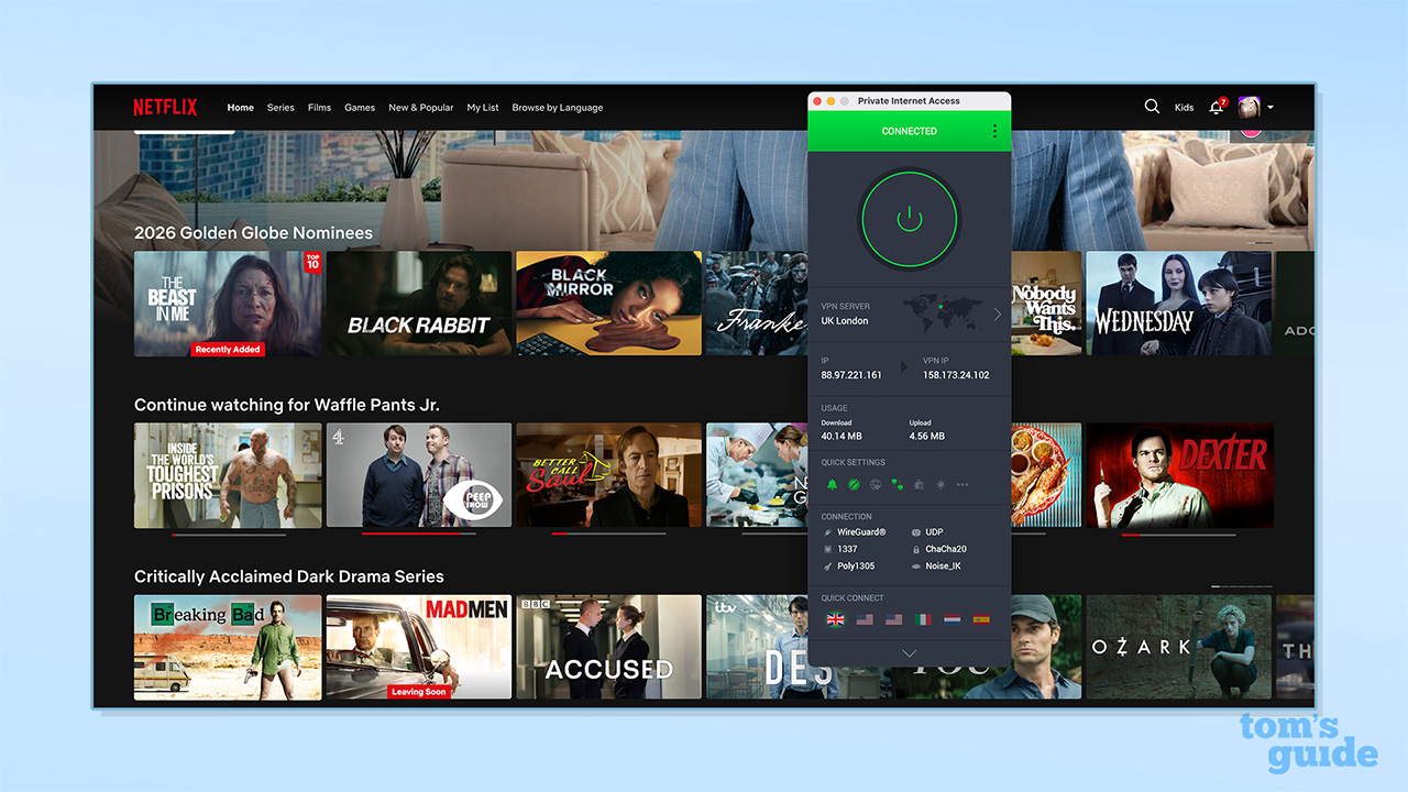 Private Internet Access unblocking Netflix UK