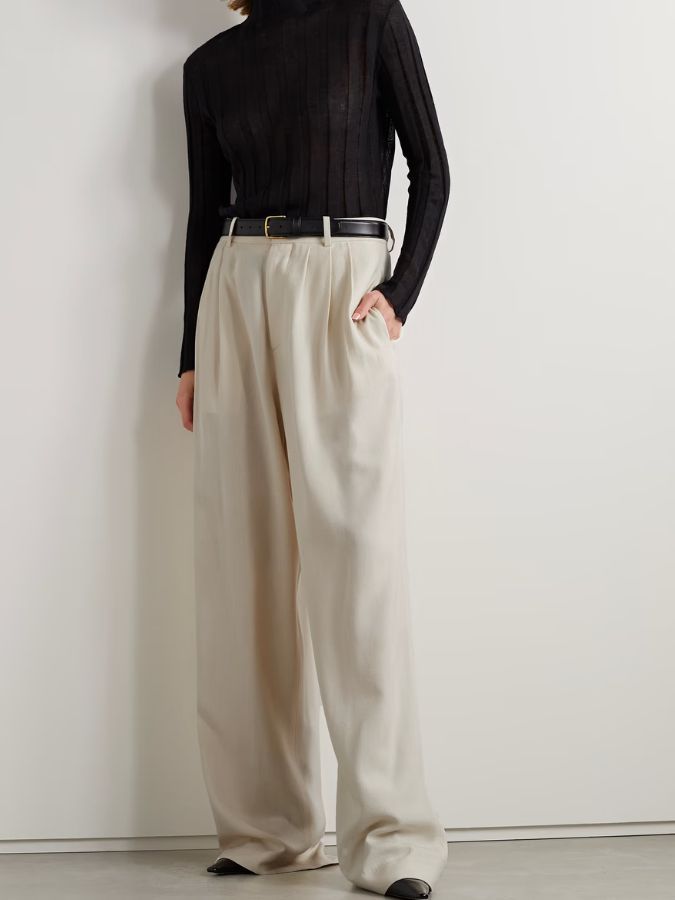 wide leg trousers