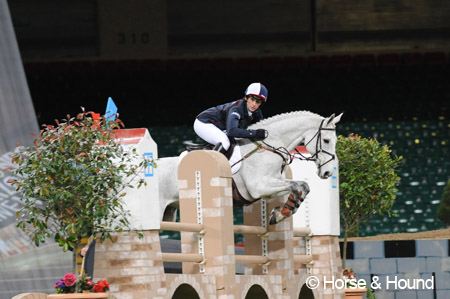 Competing in the inaugural Express Eventing competition in Cardiff