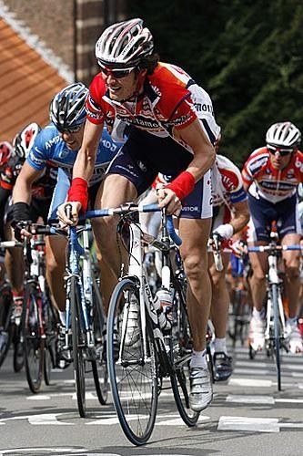 Johan Vansummeren (Davitamon) struggles on the Mur