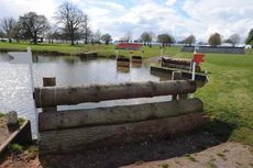 The Lake fences at Badminton Horse Trials 2013