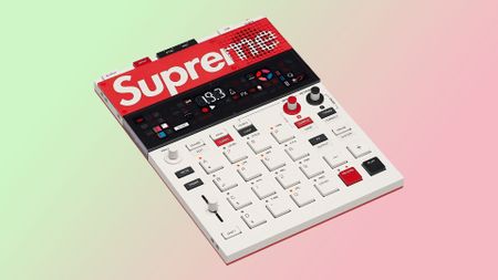 A rendered image of Teenage Engineering's sampler. 