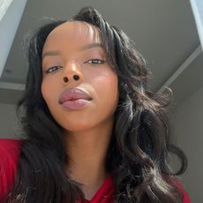 Woman with glowing skin