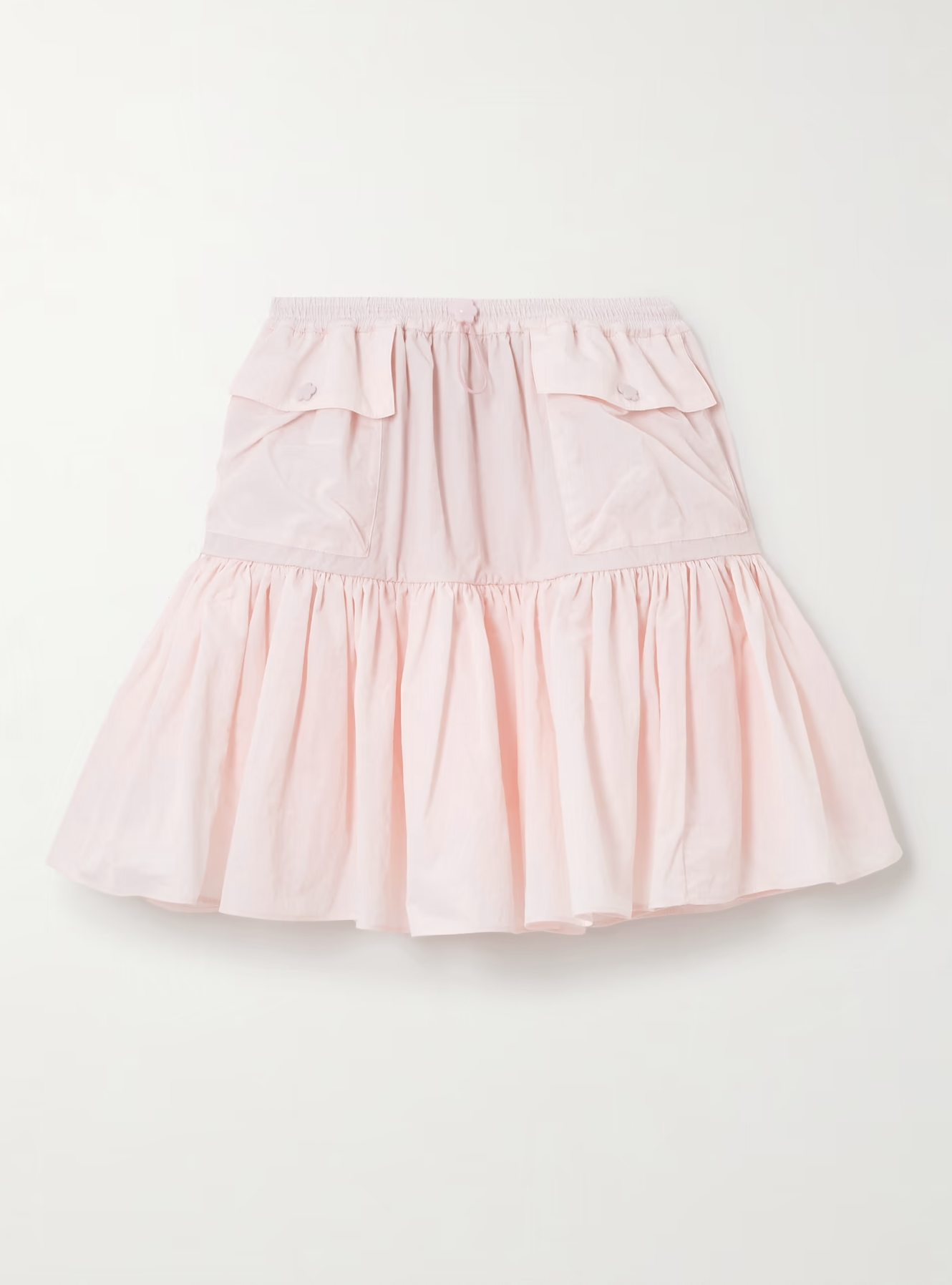 CECILIE BAHNSEN, Ruffled taffeta mini skirt