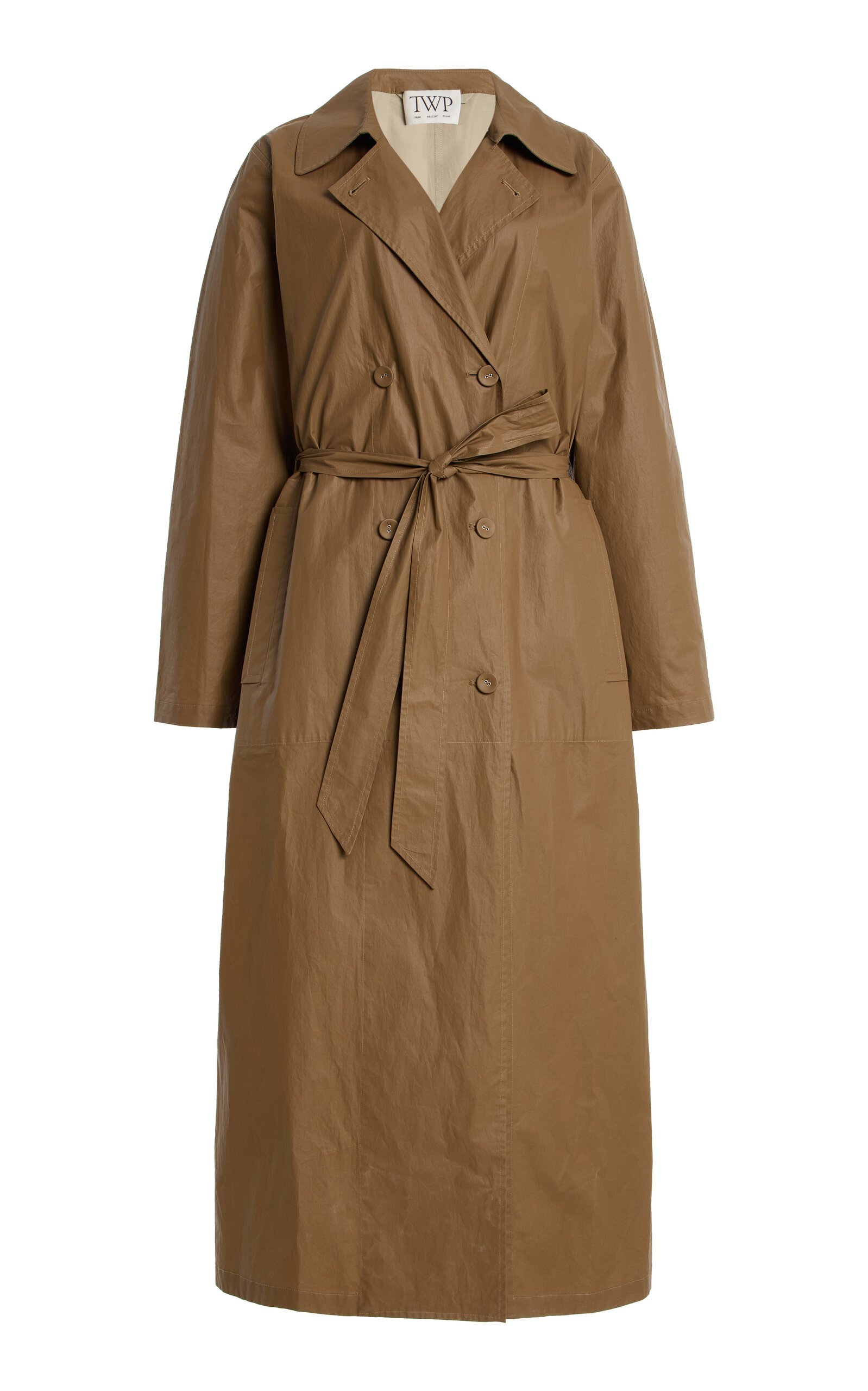 Back and Forth Cotton Trench Coat