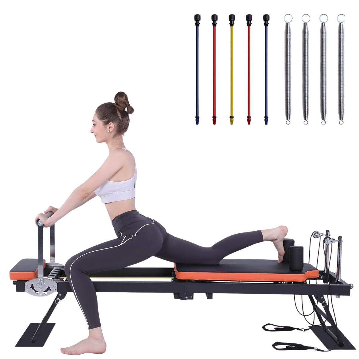 Dpiolrcag Foldable Pilates Machine