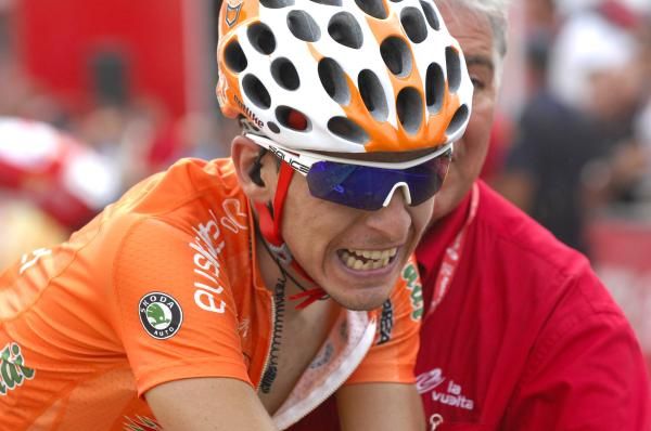 Igor Anton (Euskaltel-Euskadi) after the finish