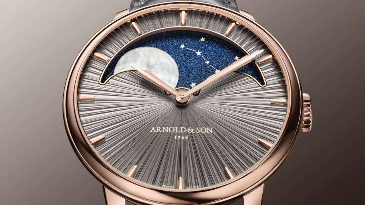 Arnold & Son Perpetual Moon 41.5 Red Gold Cliff Grey Edition