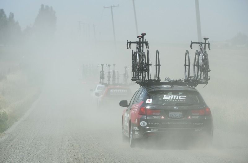 The BMC team car will need a good wash