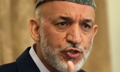 A peaceful Afghanistan, President Hamid Karzai says, will happen only when the Taliban renounce al Qaeda, among other conditions.