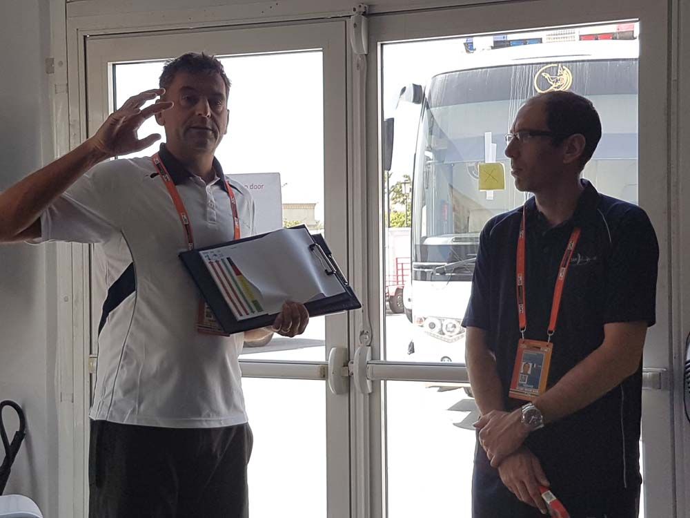Dr. Schumacher and Dr. Racinais talk about the heat