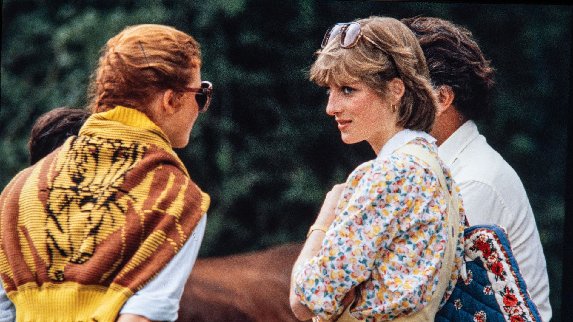Princess Diana in overalls