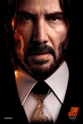 John Wick 4 poster, one of the best movie posters of 2023