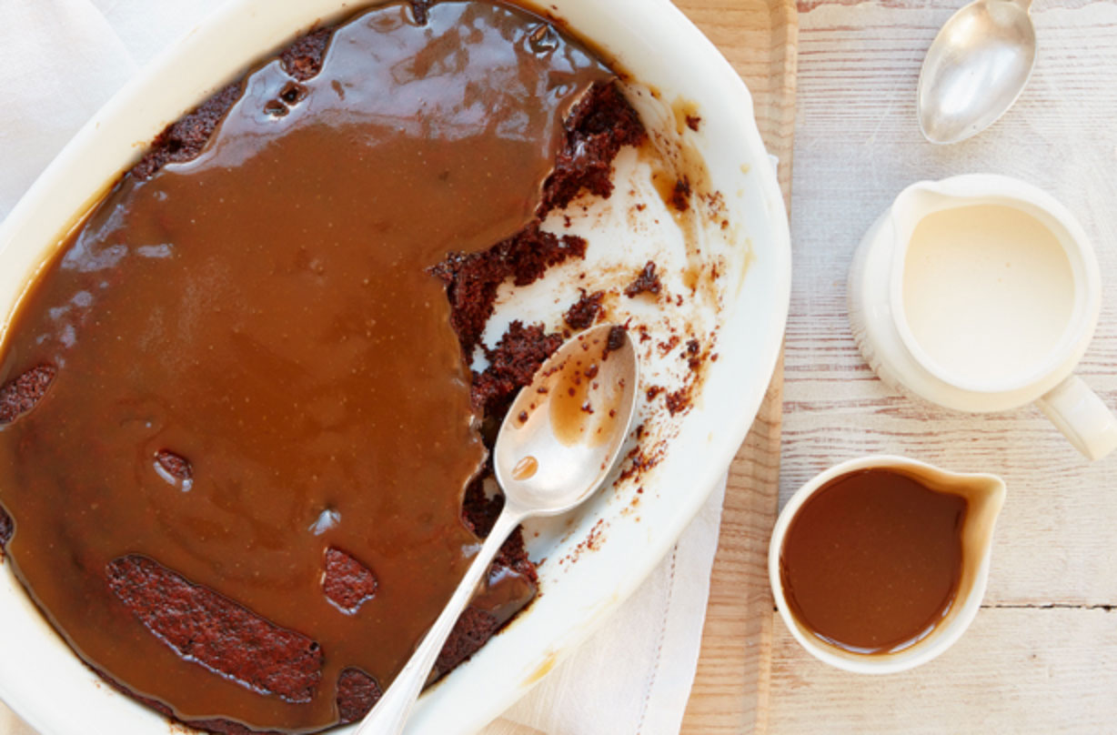 Mary Berry's sticky toffee pudding with ginger recipe image