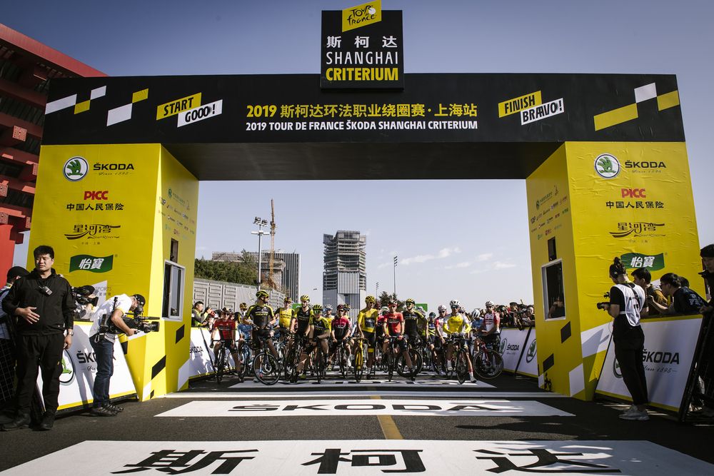 On the start line