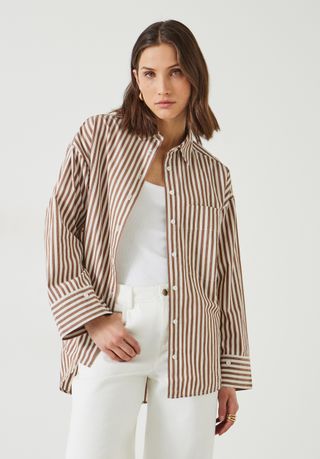 Indy Oversized Stripe Shirt